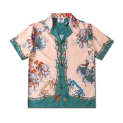 Casual Printed Short Sleeve Shirt Men Street Hawaii Beach Oversize Women Fashion Harujuku Shirts For Men