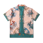 Casual Printed Short Sleeve Shirt Men Street Hawaii Beach Oversize Women Fashion Harujuku Shirts For Men