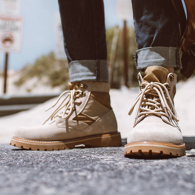 Men's Mid-top Desert High Top Working Wear  Boots