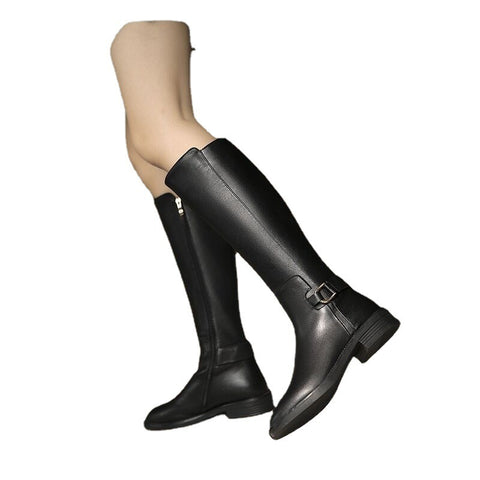 Below The Knee Knee-high Boots Knight Boots Women