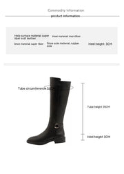 Below The Knee Knee-high Boots Knight Boots Women