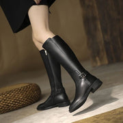 Below The Knee Knee-high Boots Knight Boots Women