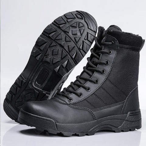 Desert combat boots, land combat boots, hiking shoes